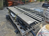 PALLET OF METAL FENCING AND POSTS