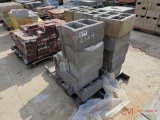 PALLET OF VARIOUS CONCRETE BLOCKS