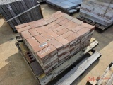 PALLET OF RED BRICK PAVERS