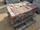 PALLET OF RED BRICK PAVERS