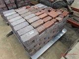 PALLET OF RED BRICK PAVERS