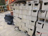 PALLET OF CONCRETE BLOCKS