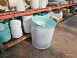 CONTENTS OF SHELF, VARIOUS PLASTIC AND PVC PIPE FITTINGS