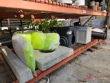 CONTENTS OF SHELF, METAL, PLASTIC AND PVC PIPE AND FITTINGS