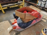 CONTENTS OF PALLET, FELT, MESH BAGS, AND MESH TARPS