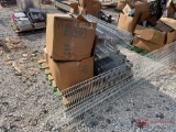 CONTENTS OF PALLET: COMMERCIAL KITCHEN SHELVING & DISHES