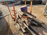 METAL RACK W/ CONTENTS