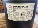 (2) DRUMS OF WELD-KLEEN 350 ANTI-SPLATTER
