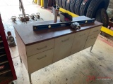 OFFICE DESK AND CONTENTS