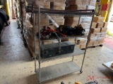 ROLLING SHELF AND CONTENTS
