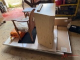 CONTENTS OF PALLET DRY ERASE BOARDS, CABINET