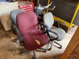 (5) ROLLING OFFICE CHAIRS