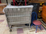 ROLL-A-WAY COT, CHAIR AND ROLL OF FELT