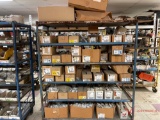 ROLLING SHELF OF VARIOUS PVC FITTINGS