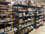 ROLLING SHELF OF VARIOUS PVC FITTINGS