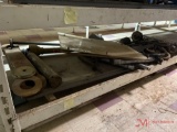 CONTENTS OF 3 SHELVES VARIOUS TRUCK AND TRAILER PARTS, HYDRAULIC HOSES