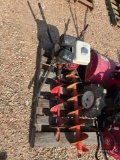 2 MAN GAS POWERED AUGER WITH 2 BITS
