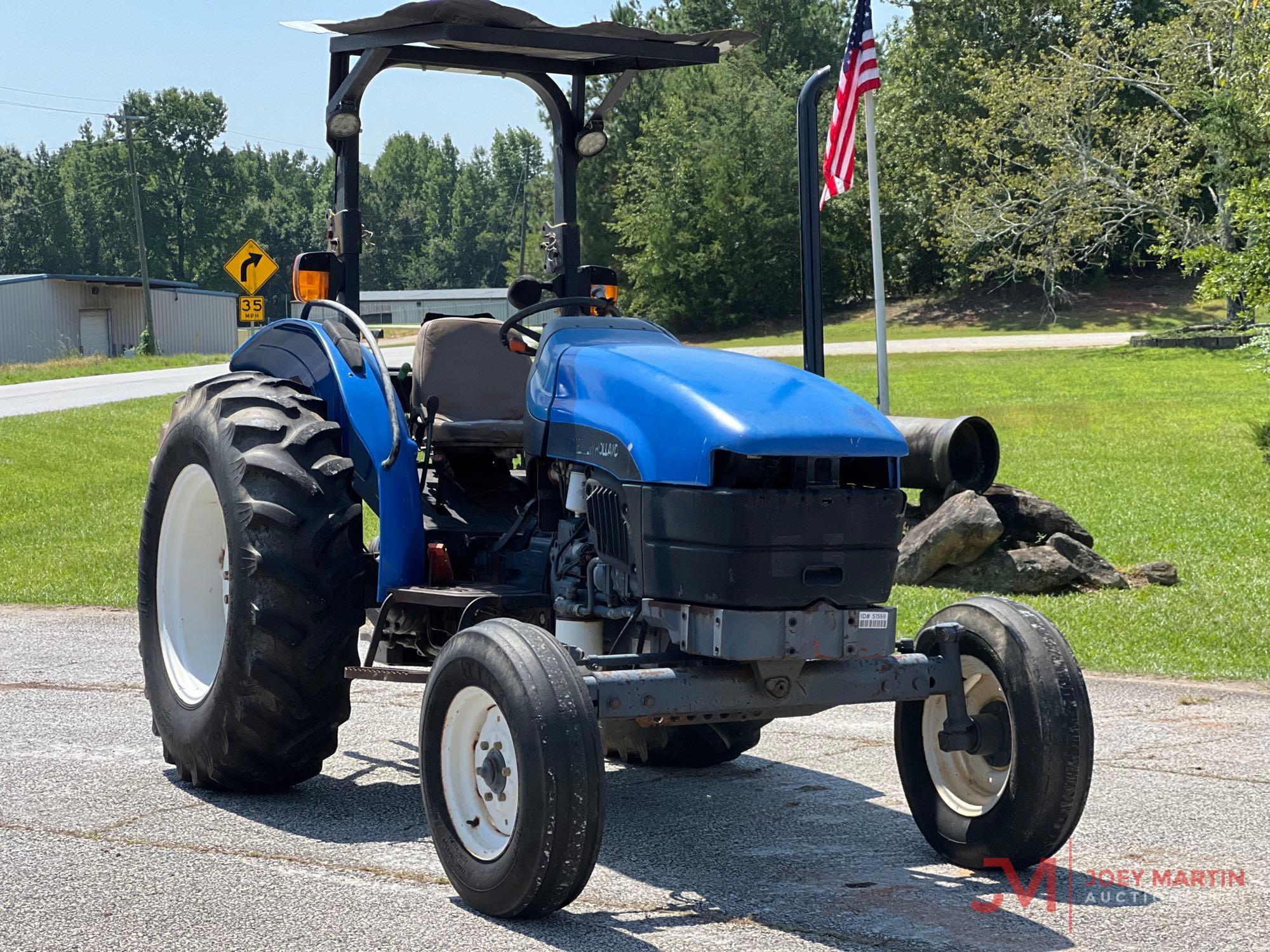 NEW HOLLAND TN65 UTILITY TRACTOR | Proxibid