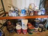 MISCELLANEOUS FREON, PARTS CLEANER, PAINT, AND HYDRAULIC FLUID