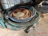 NUMEROUS SUCTION AND DISCHARGE HOSES