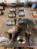 APPROXIMATELY (10) BRASS VALVES AND COUPLERS