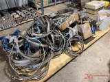 PALLET LOT OF PIPE CLAMPS AND COUPLERS