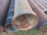 NUMEROUS STICKS OF BLACK WATER PIPE, VARIOUS LENGTHS