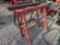 (2) HD METAL SAW HORSES