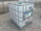 275 GALLON PLASTIC TOTE WITH METAL CAGE