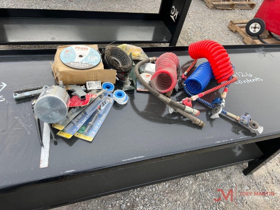 CONTENTS OF TABLE VARIOUS TOOLS AND AIR LINES