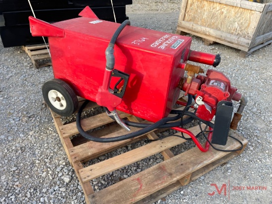 SMALL GAS TANK AND ELECTRIC PUMP
