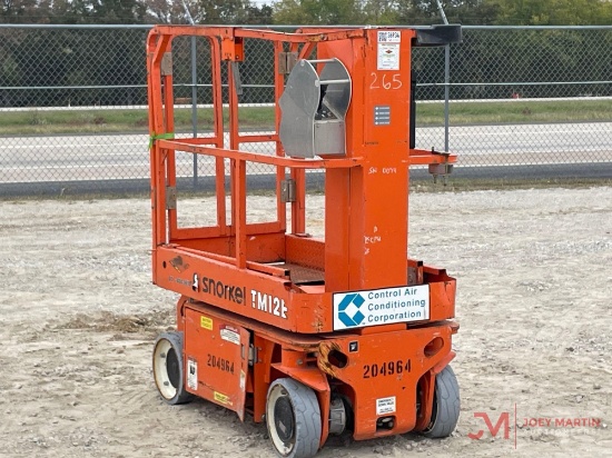 2017 SNORKEL TM12E PERSONAL LIFT