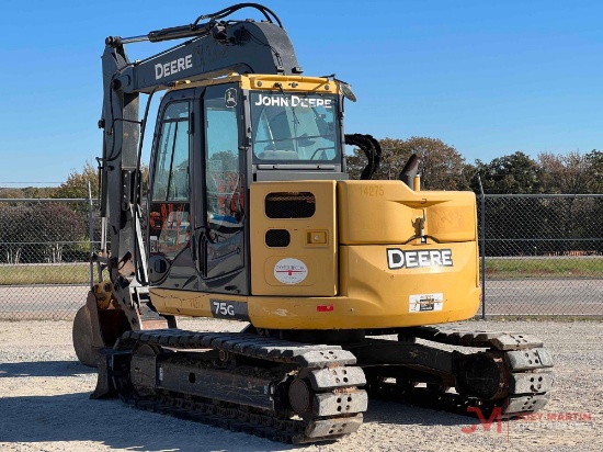 2015 JOHN DEERE 75G HYDRAULIC EXCAVATOR
