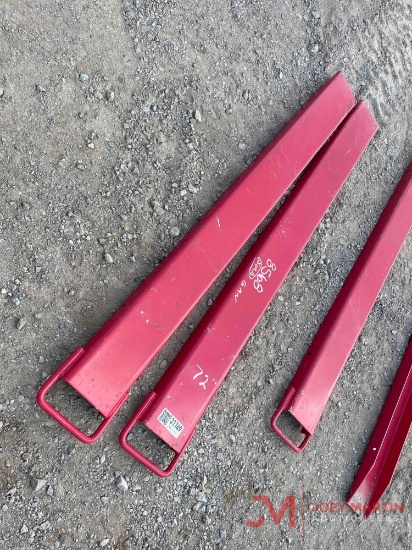 UNUSED 72" FORK EXTENSIONS