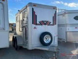 1993 4-STAR ALUMINUM 2-HORSE TRAILER