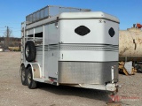 2004 S&H CONTENDER SPORT 3 HORSE SLANT LOAD TRAILER