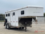 2001 W-W 2 HORSE SLANT GOOSENECK TRAILER