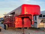 HOMEMADE 21' CATTLE TRAILER