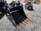 (1) NEW TROJAN EXCAVATOR TOOTH BUCKET