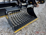(1) NEW TROJAN EXCAVATOR CLEANOUT SCREENING BUCKET