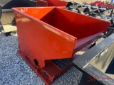 SELF DUMPING HOPPER WITH FORK POCKET