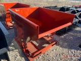 SELF DUMPING HOPPER, FORK POCKETS