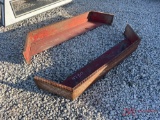 FULL CHEVY BED CAMPER SHELL, (2) TRAILER FENDERS STEEL