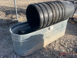 GALVANIZED WATERING TROUGH
