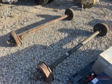 (2) 8 LUG TRAILER AXLES