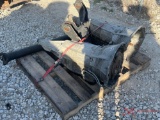PALLET OF TRANSMISSIONS AND DRIVE SHAFTS...(UNKNOWN CONDITION)