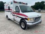 2000 FORD E350 AMBULANCE