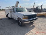 1995 FORD F350 XL BUCKET TRUCK