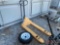 NEW TRAILER TIRE AND WHEEL AND PALLET JACK
