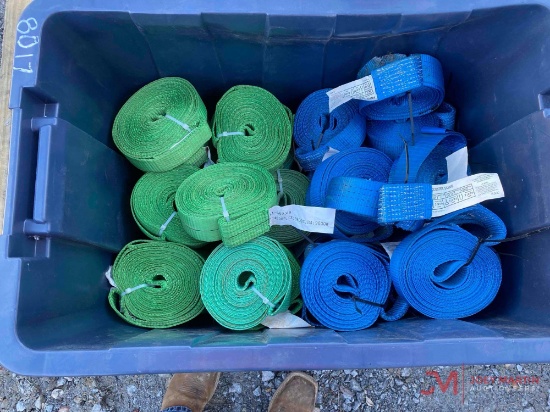 BOX OF MULTIPLE 9' SLINGS